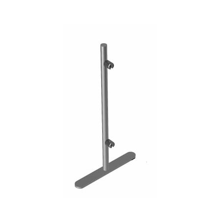Cr Laurence Round Portable Partition End Post, 24-in 610 mm PP24E